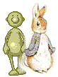 Peter Rabbit & friend