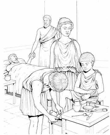 The Athenians had their own doctors.