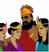 Dashratja and three Princes
