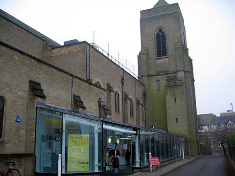 Exterior of Oxfordshire Record Office, formerly St Luke's Church 