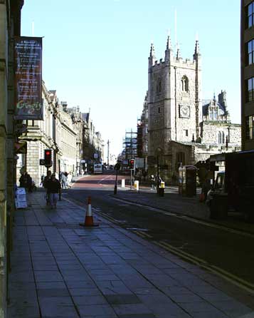 View looking North from Neville Street
